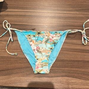 Tropical Floral Bikini Bottom